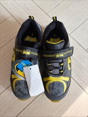 Brand new Batman Black and Yellow Kids' Sneakers with Logo